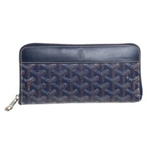 Goyard Blue Goyardline Matignon Wallet